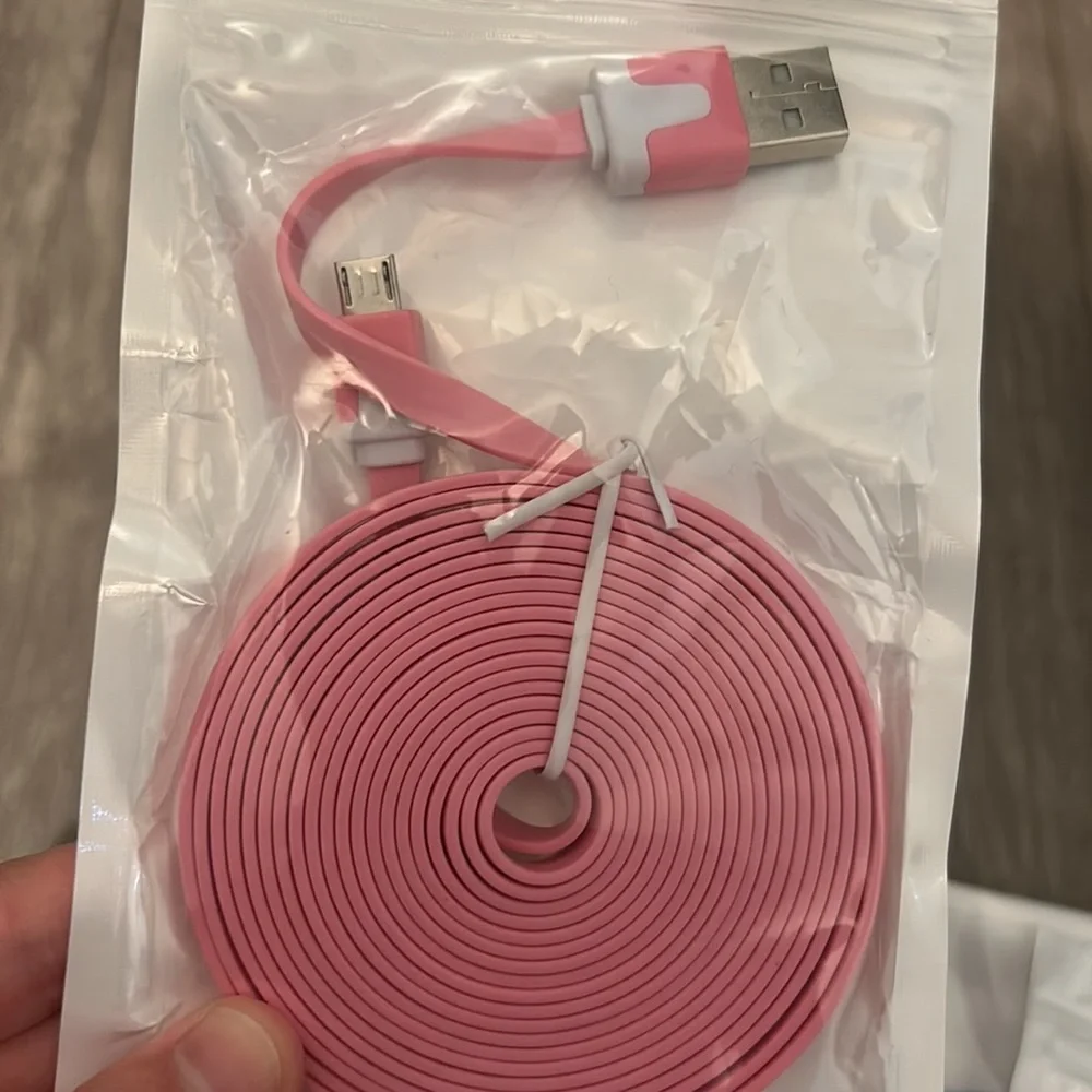 Bundle sale flat noodle usb data sync charger cable